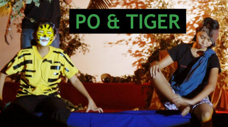 Po and Tiger Poster